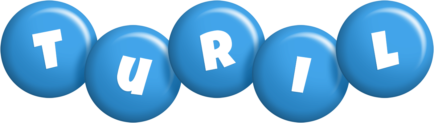 Turil candy-blue logo