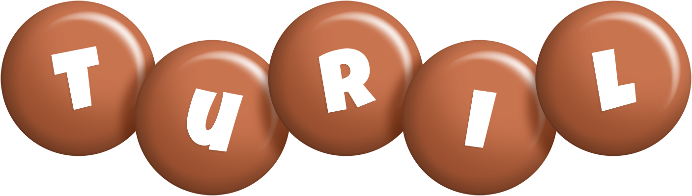 Turil candy-brown logo