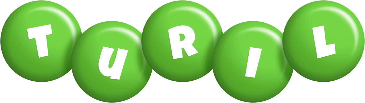 Turil candy-green logo