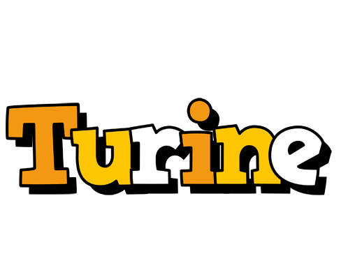 Turine cartoon logo