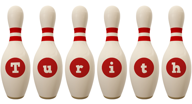 Turith bowling-pin logo