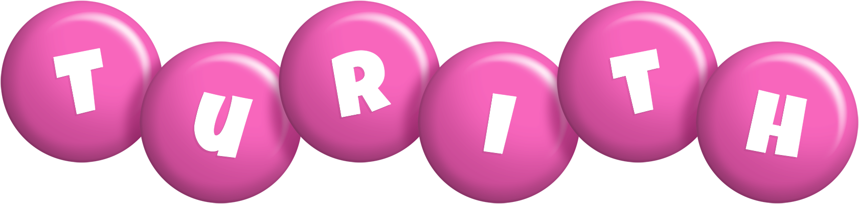 Turith candy-pink logo