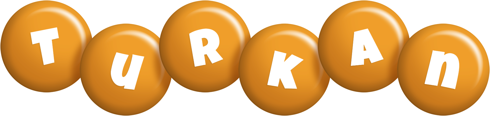 Turkan candy-orange logo