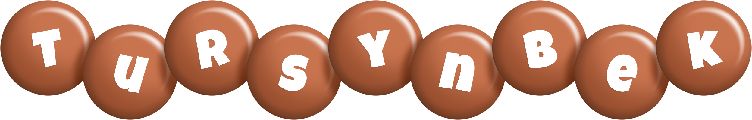 Tursynbek candy-brown logo
