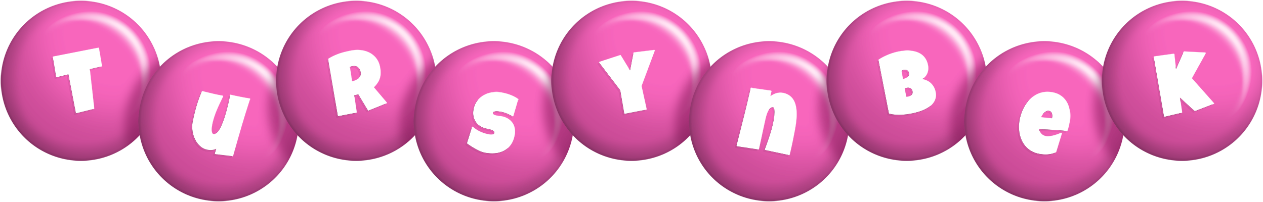 Tursynbek candy-pink logo