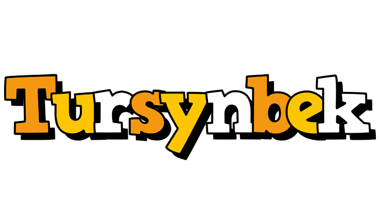 Tursynbek cartoon logo