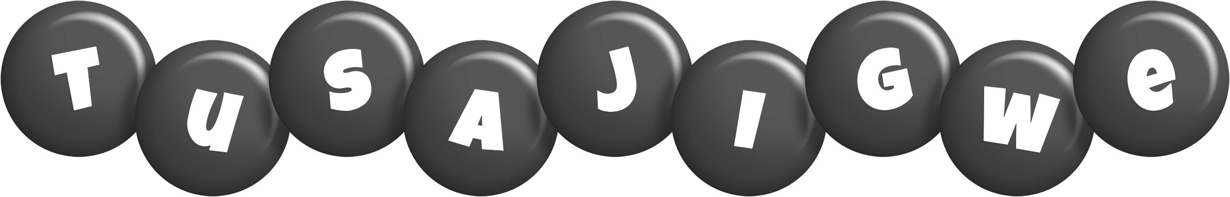 Tusajigwe candy-black logo