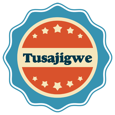 Tusajigwe labels logo