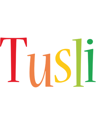 Tusli birthday logo