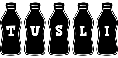 Tusli bottle logo