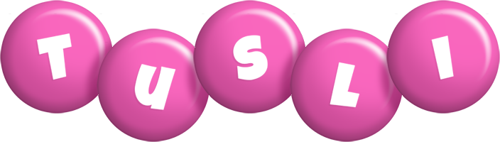 Tusli candy-pink logo