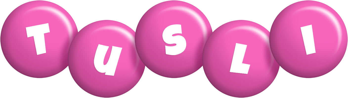 Tusli candy-pink logo