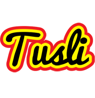 Tusli flaming logo