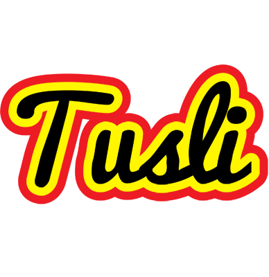 Tusli flaming logo