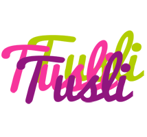 Tusli flowers logo