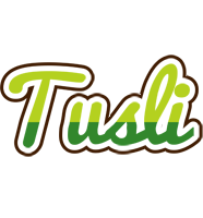 Tusli golfing logo