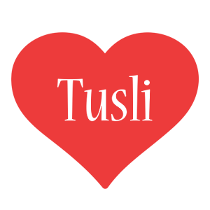 Tusli love logo