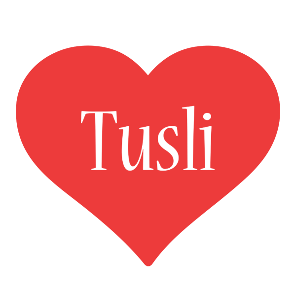 Tusli love logo