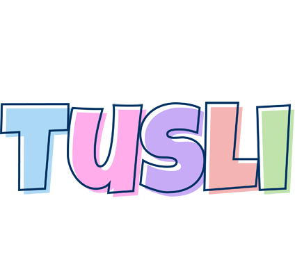 Tusli pastel logo