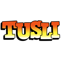 Tusli sunset logo