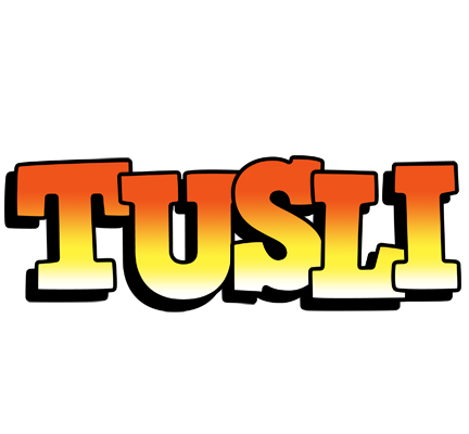 Tusli sunset logo