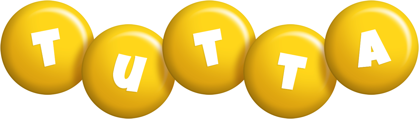 Tutta candy-yellow logo