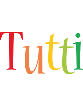 Tutti birthday logo