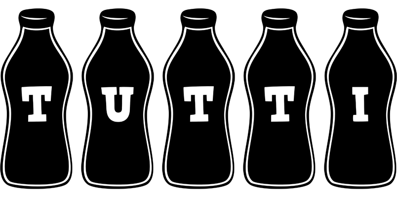 Tutti bottle logo