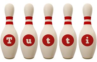 Tutti bowling-pin logo