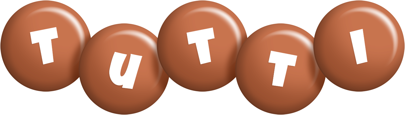 Tutti candy-brown logo