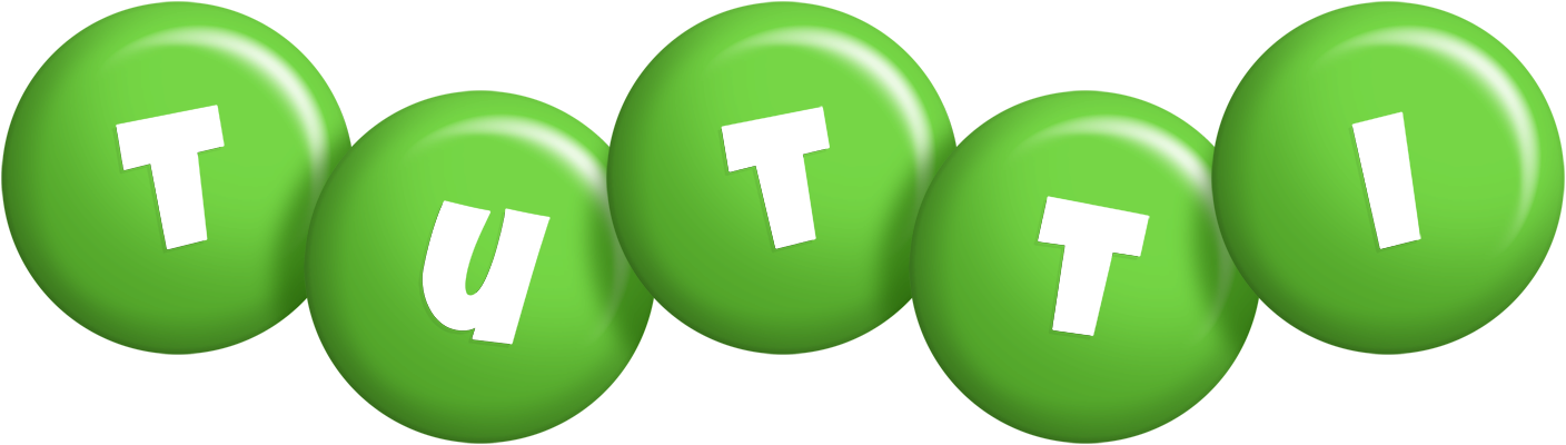 Tutti candy-green logo