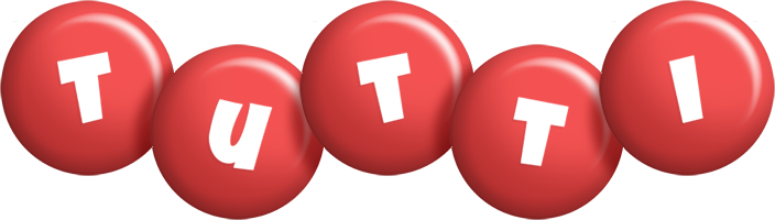 Tutti candy-red logo