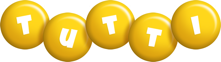 Tutti candy-yellow logo