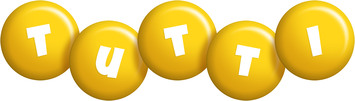 Tutti candy-yellow logo