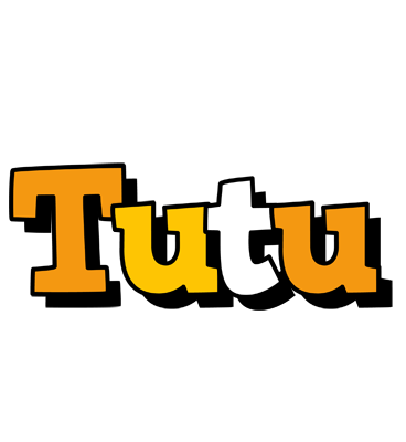 Tutu cartoon logo