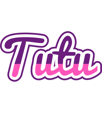 Tutu cheerful logo