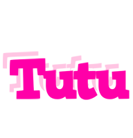 Tutu dancing logo