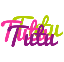 Tutu flowers logo