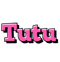 Tutu girlish logo