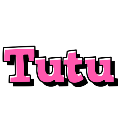 Tutu girlish logo