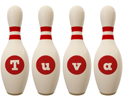 Tuva bowling-pin logo