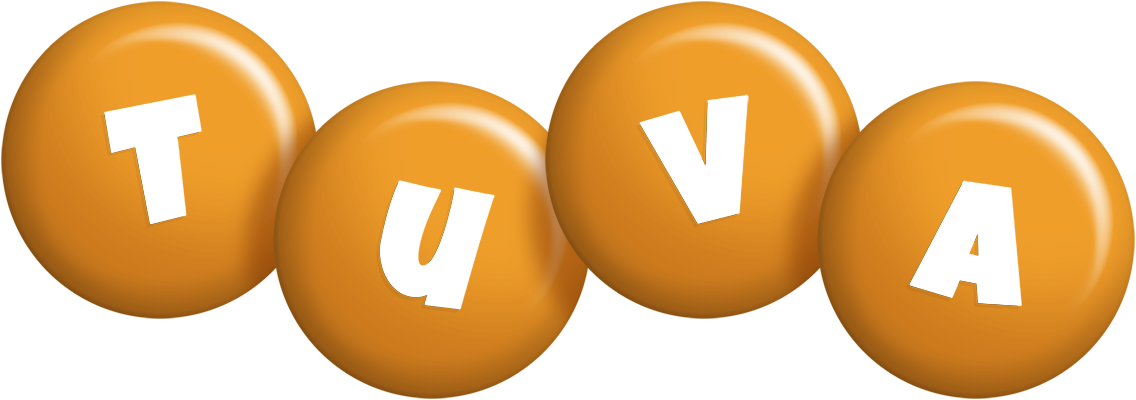 Tuva candy-orange logo