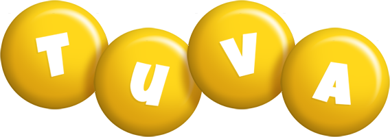 Tuva candy-yellow logo