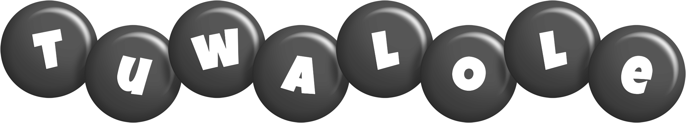 Tuwalole candy-black logo