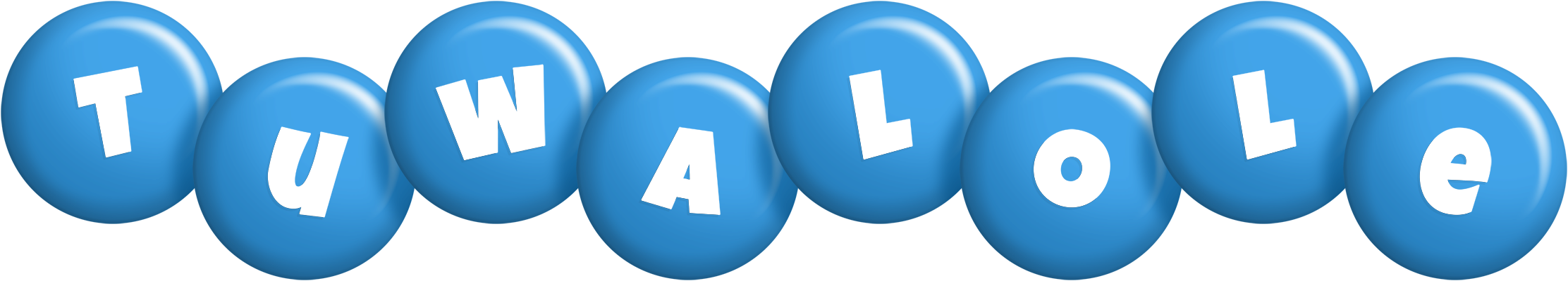 Tuwalole candy-blue logo