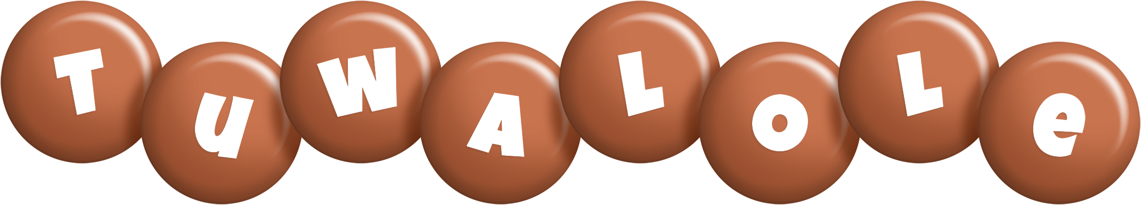 Tuwalole candy-brown logo