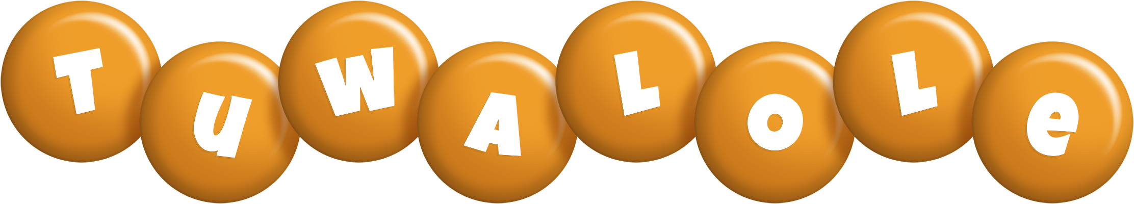 Tuwalole candy-orange logo