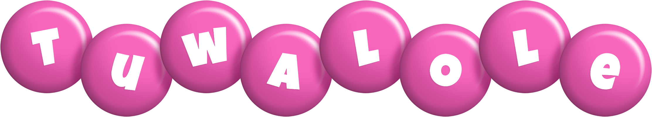 Tuwalole candy-pink logo