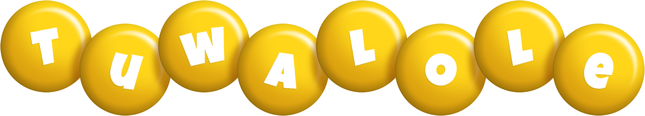 Tuwalole candy-yellow logo