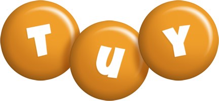 Tuy candy-orange logo